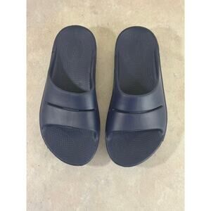 Women's Navy Slide Sandals